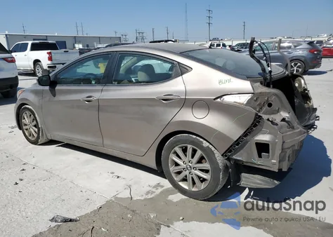 2014 Hyundai Elantra Se from USA, damaged, VIN 5NPDH4AE0EH539806